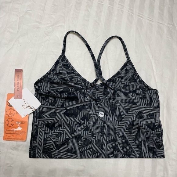 X By Gottex Peach Skin Wicking Quick Dry 4 Way Stretch Animal Print Black XS NEW - Picture 7 of 7
